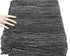 Heather Black and Off White Open Weave Sweater Knit Fabric by the Yard OSK00204